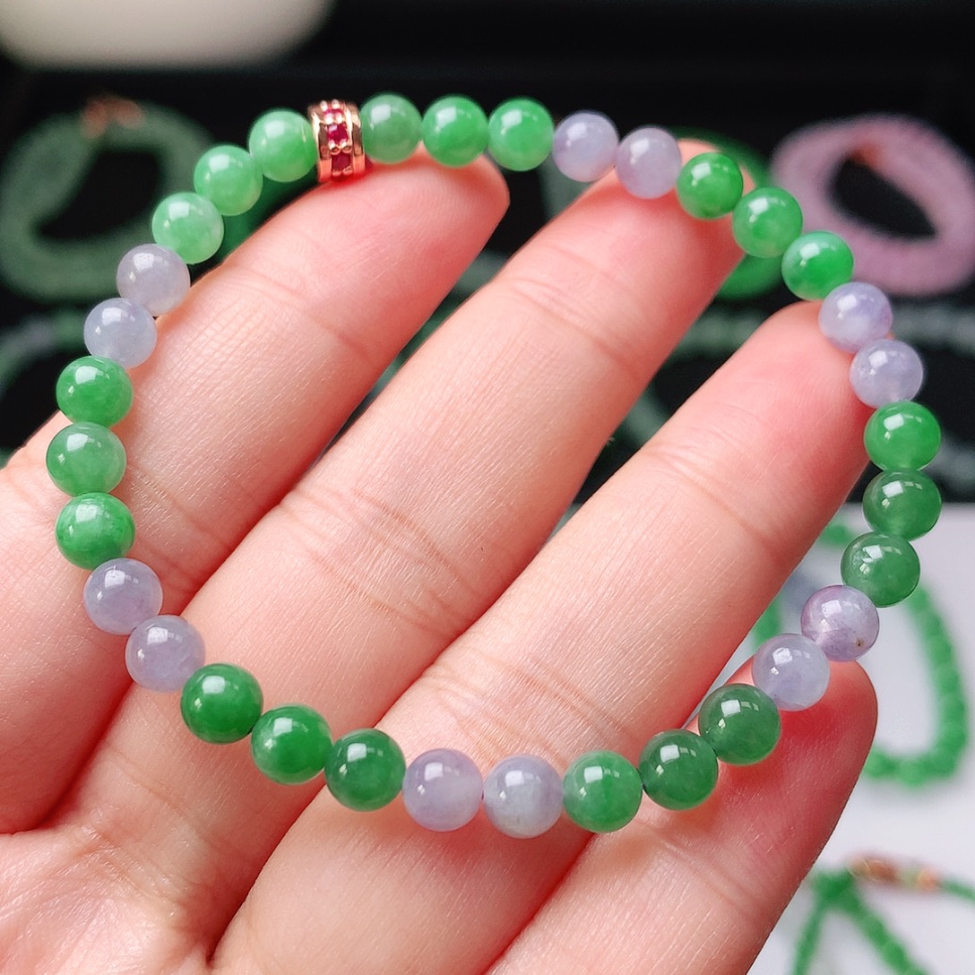 未镶嵌手链翡翠翡翠