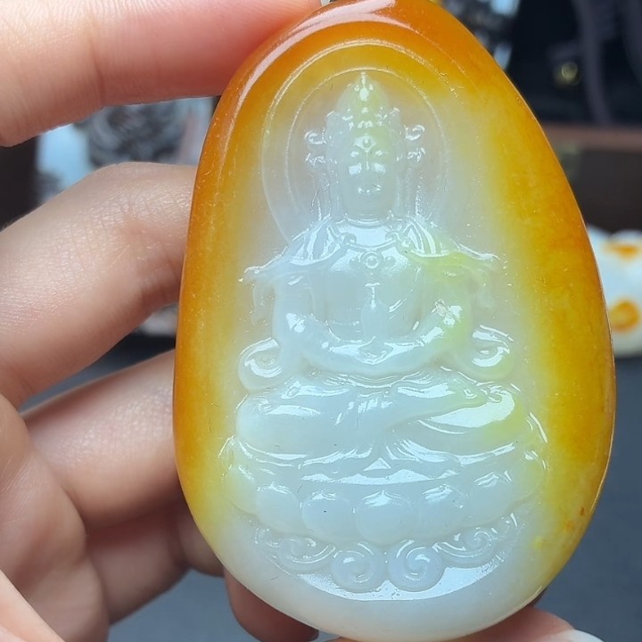 和田玉玉石挂件N1223拍一发一