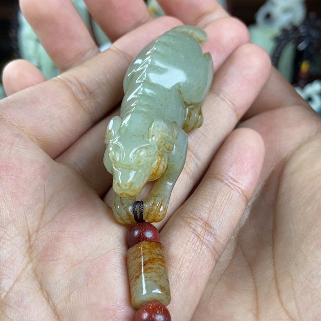 和田玉把件未镶嵌欧****技