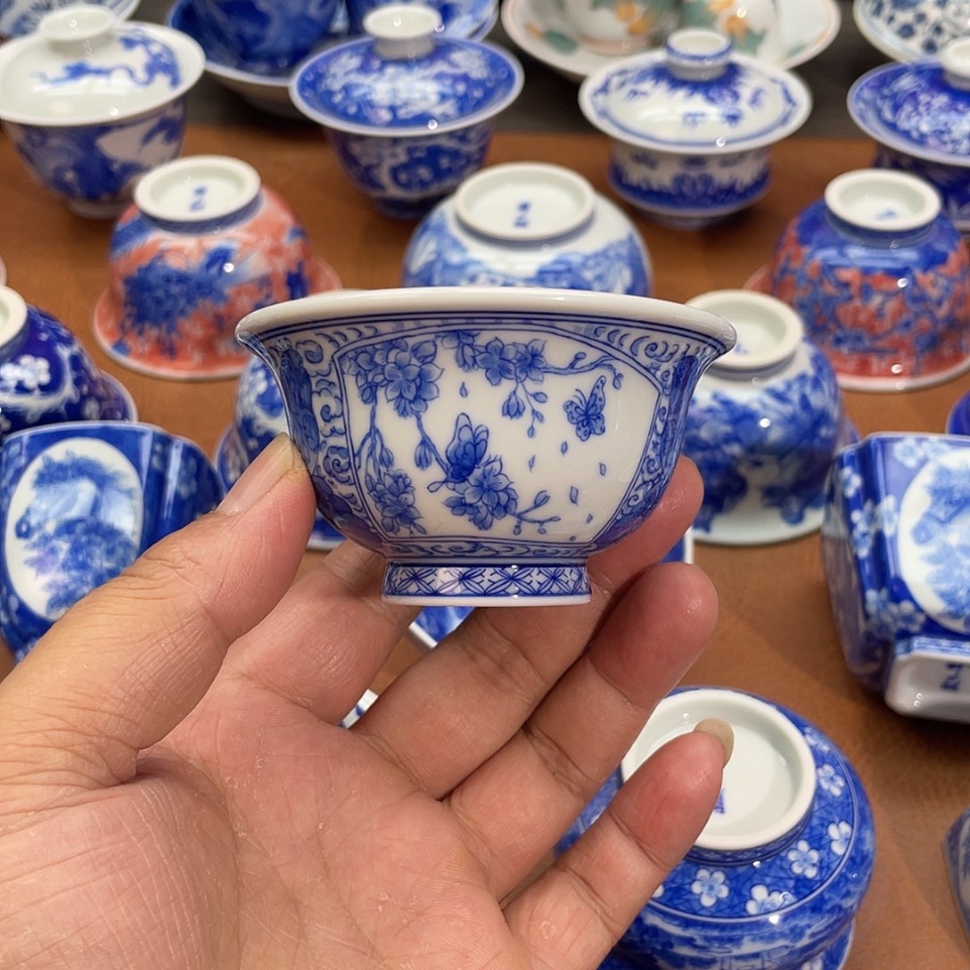 陶月楼 微瑕  蝴蝶开窗