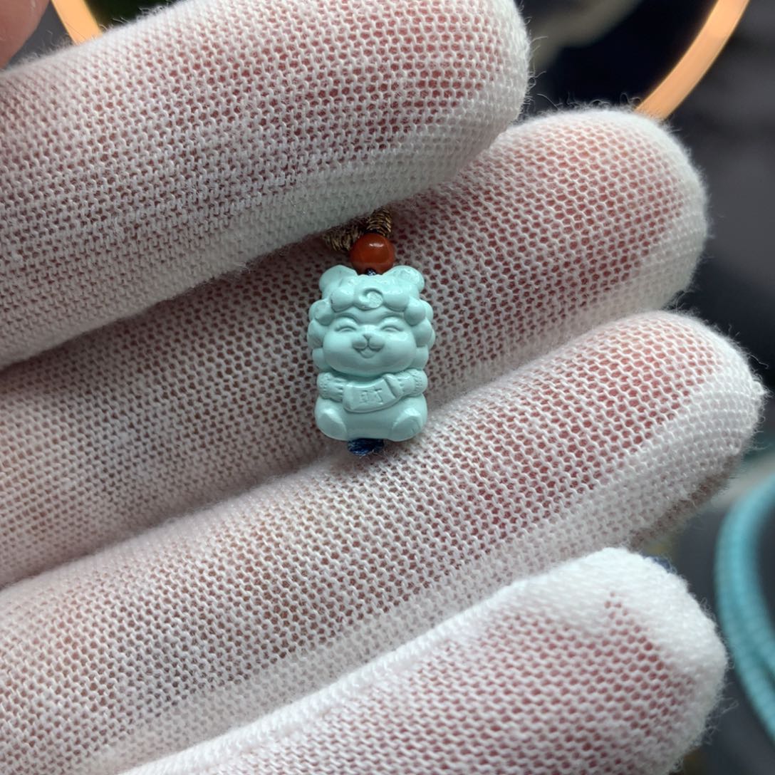 绿松石挂件未镶嵌