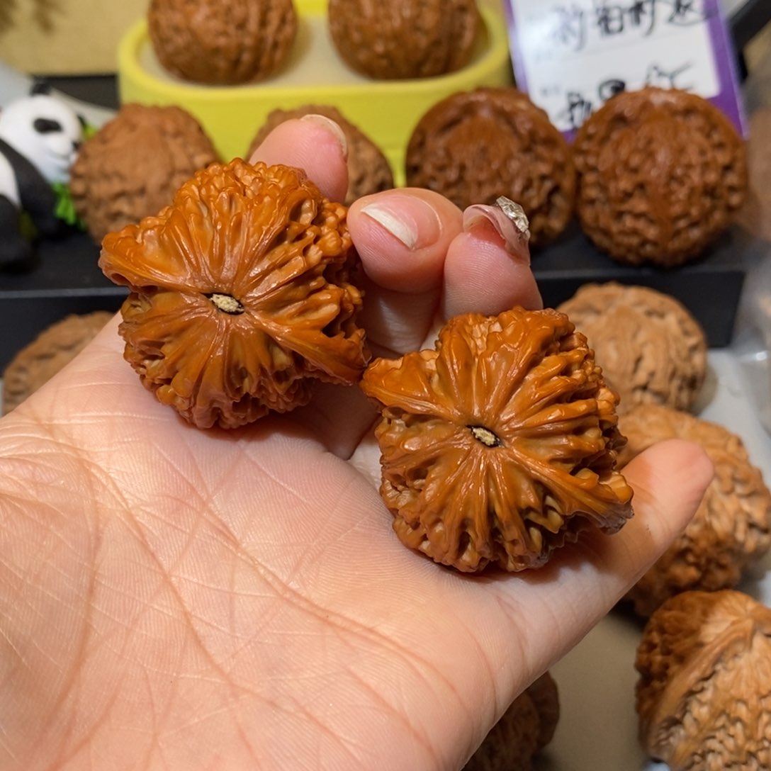 核桃手串/手链欧*张全品磨盘红皮