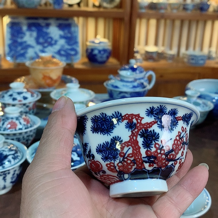 錡镇堂手工手绘杯