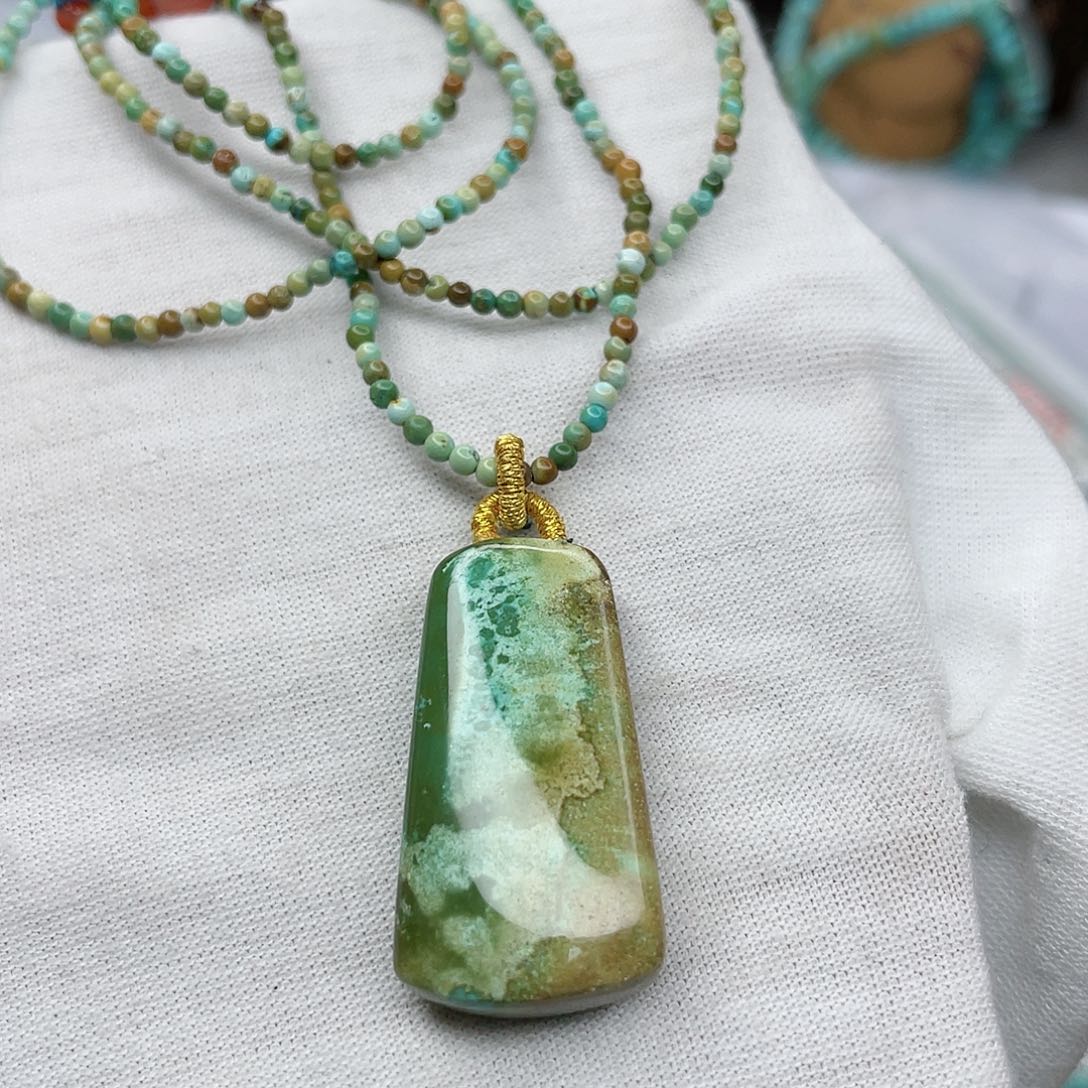 绿松石珠宝奇石未镶嵌