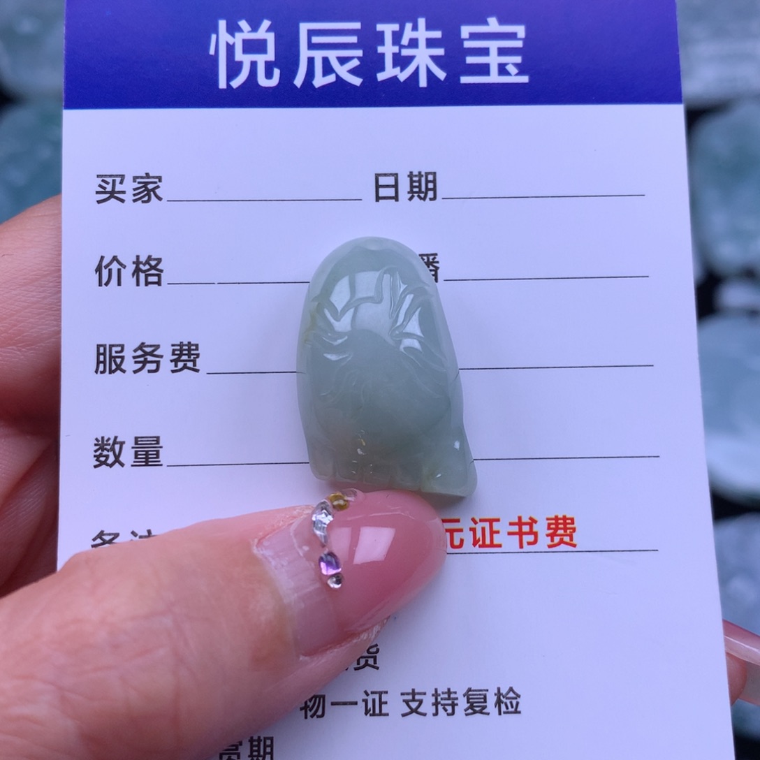 翡翠颈饰未镶嵌&**&翡翠