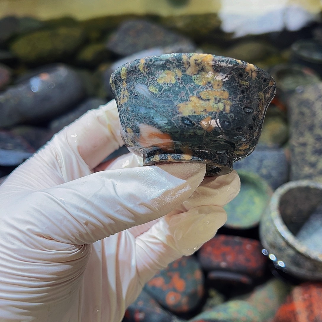 梅花玉鱼缸石茶周边不退不换