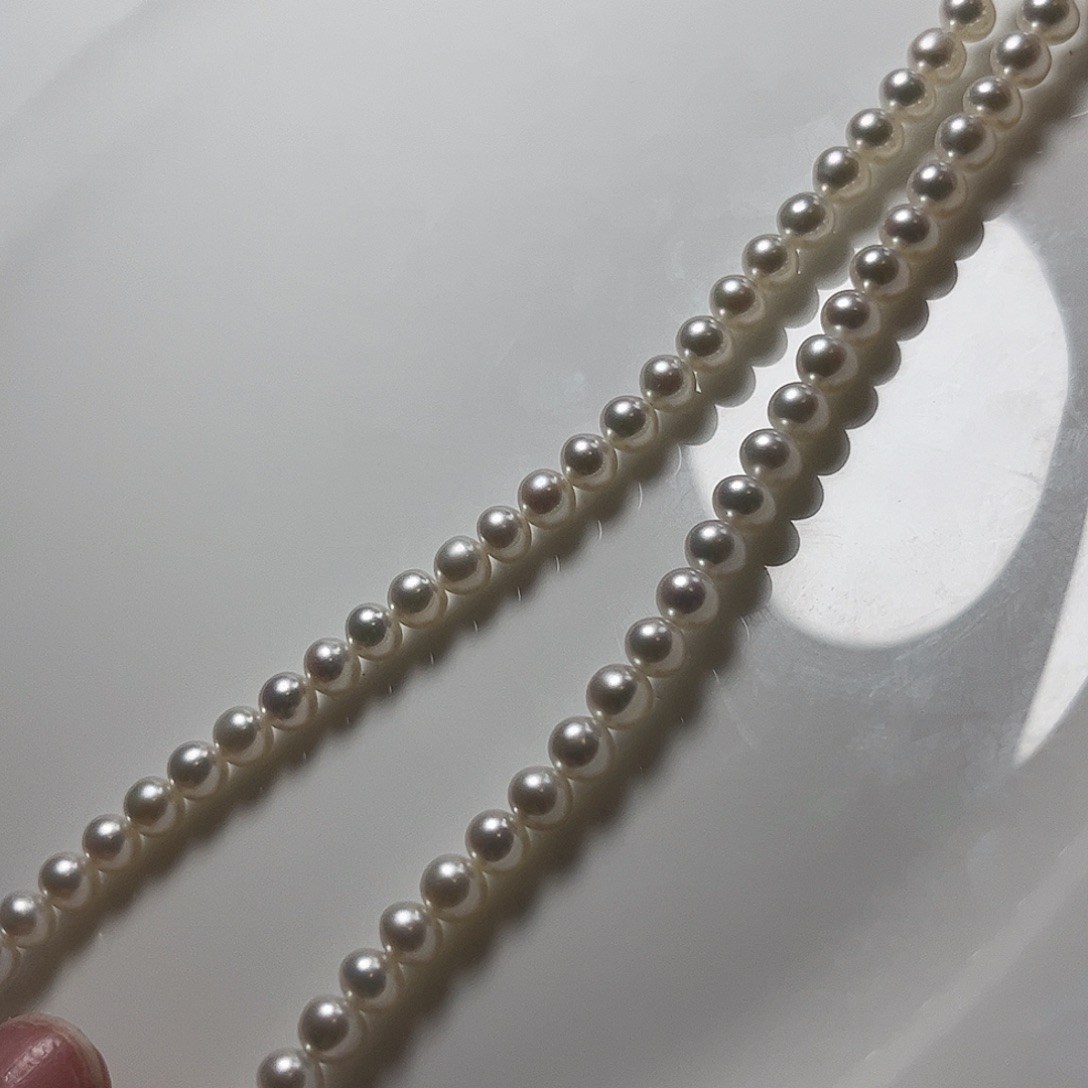 淡水珍珠未镶嵌颈饰5.4左右冷白镜面光