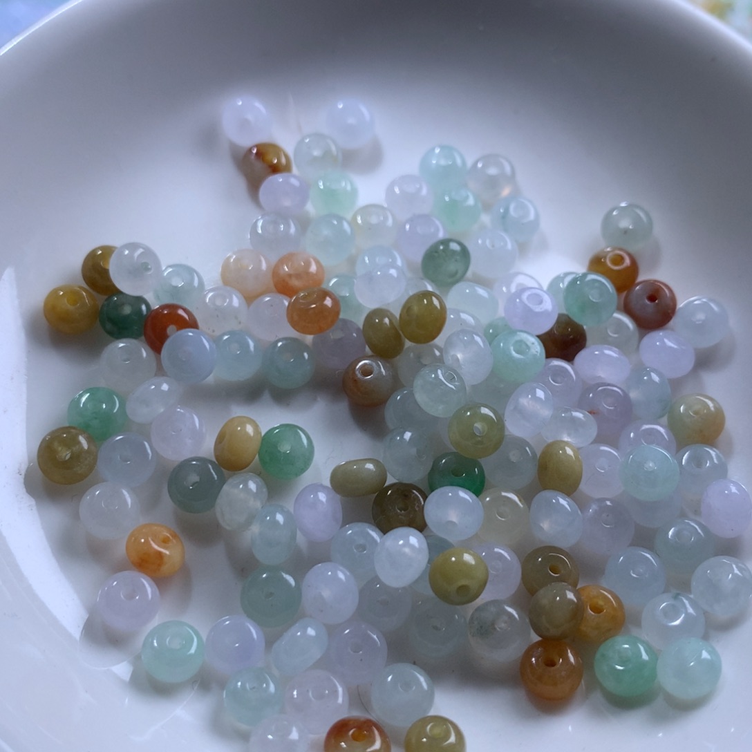 散珠翡翠多样性发货10颗卡5.4尺寸