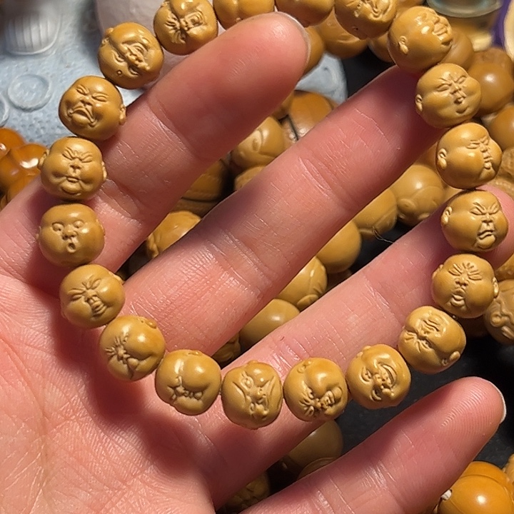 橄榄核手串/手链猴头精工百态