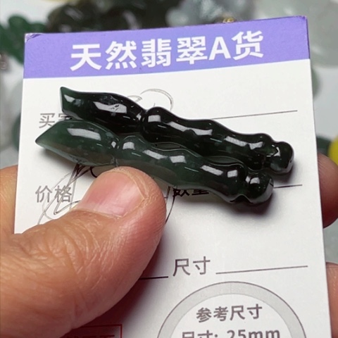 翡翠颈饰未镶嵌笔