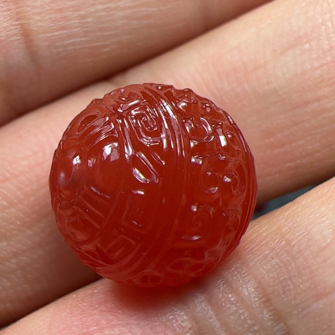 南红玛瑙珠子未镶嵌