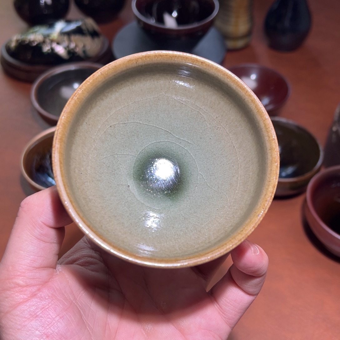 茶盏柴烧主人杯建窑建盏茶盏