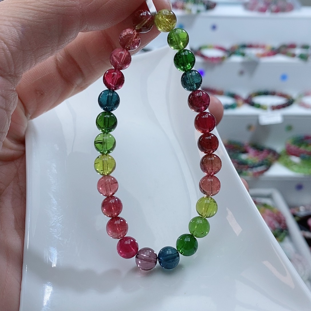 碧玺碧玺未镶嵌手链