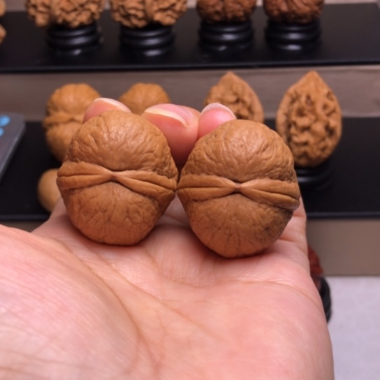 文玩核桃把件仙鹤顶14