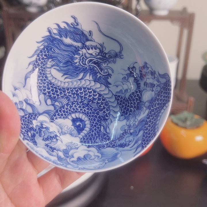 景德镇陶瓷艺术海水穿云龙