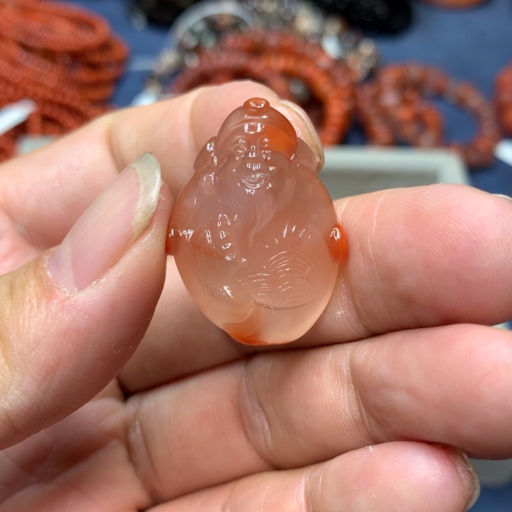 吊坠(不含链)未镶嵌南红玛瑙