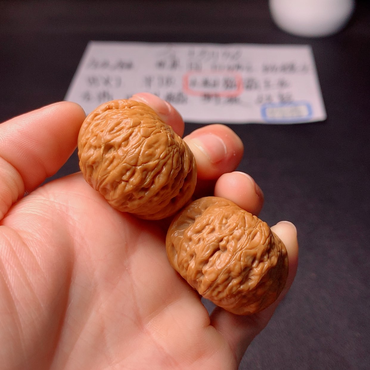 【闪购商品】文玩核桃把件铁锤35微修