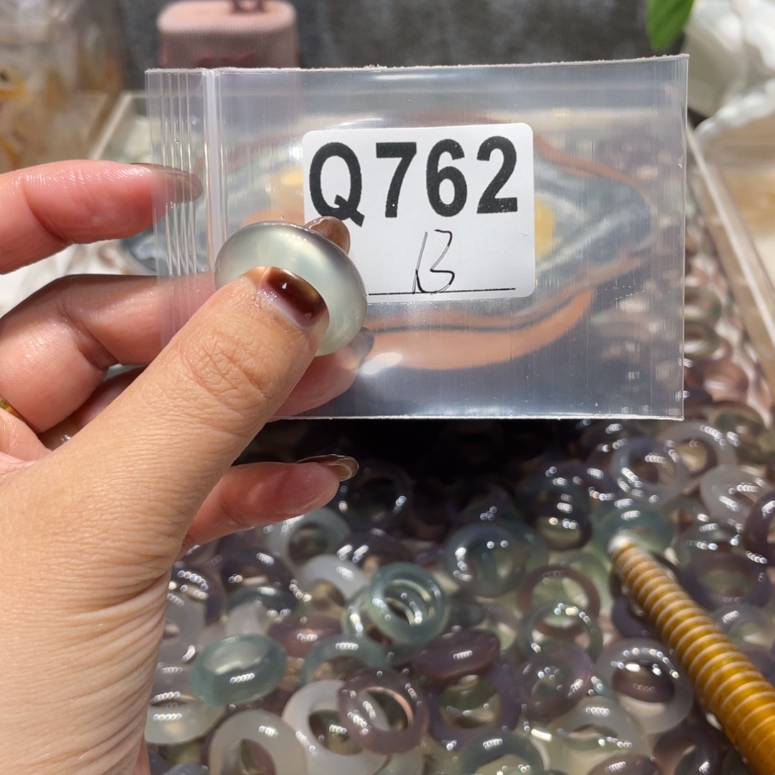 玛瑙/玉髓未镶嵌戒指762