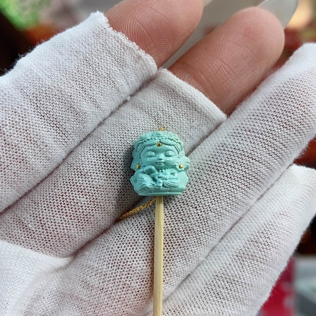 绿松石珠宝奇石未镶嵌