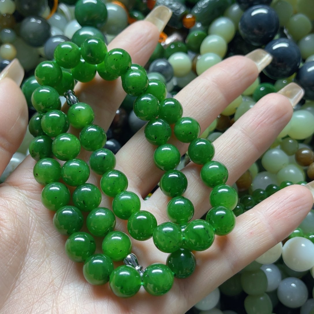 和田玉手串未镶嵌