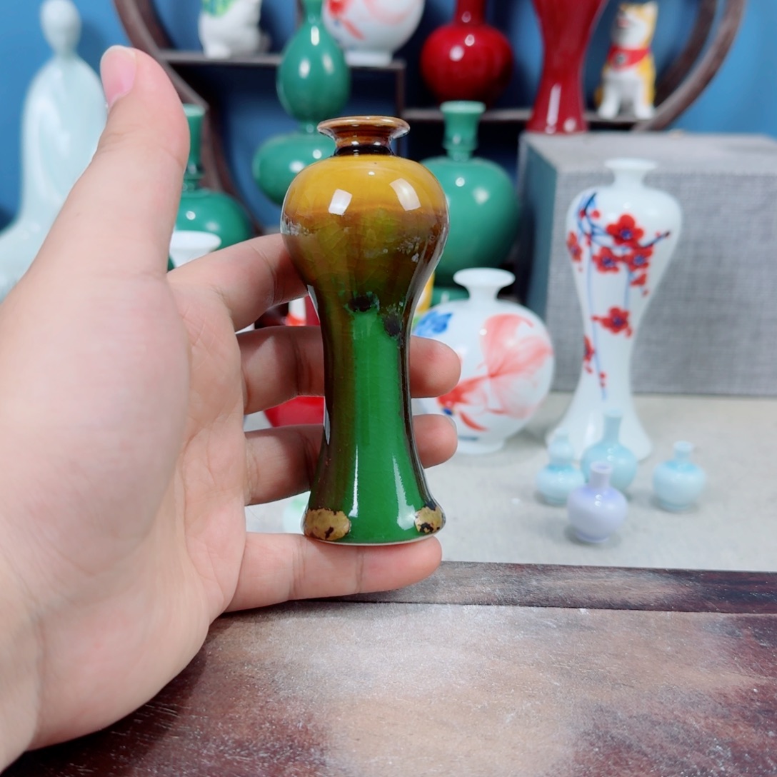 陶瓷手工小花器摆件
