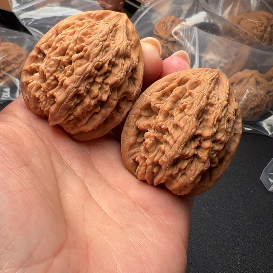 文玩核桃把件虎头王41