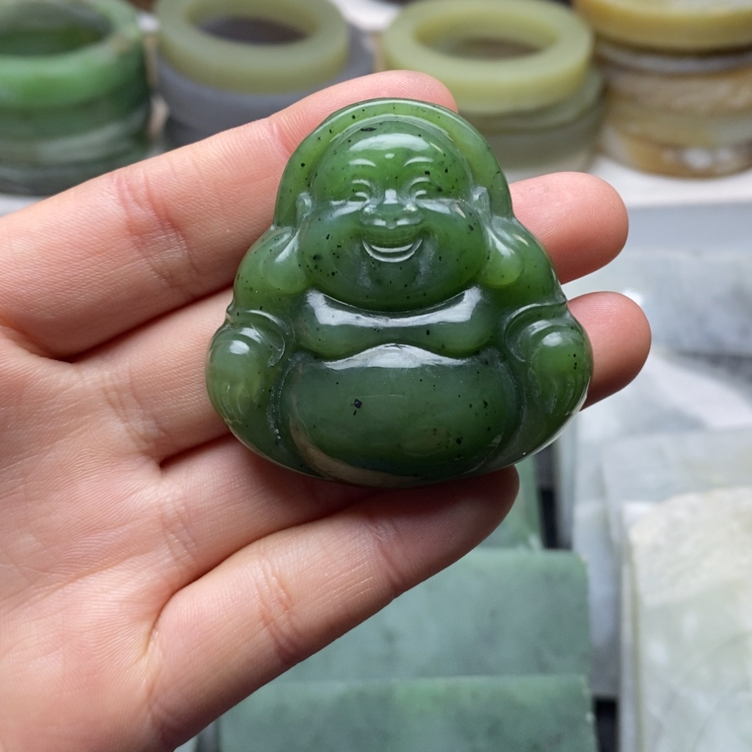 【闪购商品】和田玉颈饰未镶嵌有**苦成品佛公