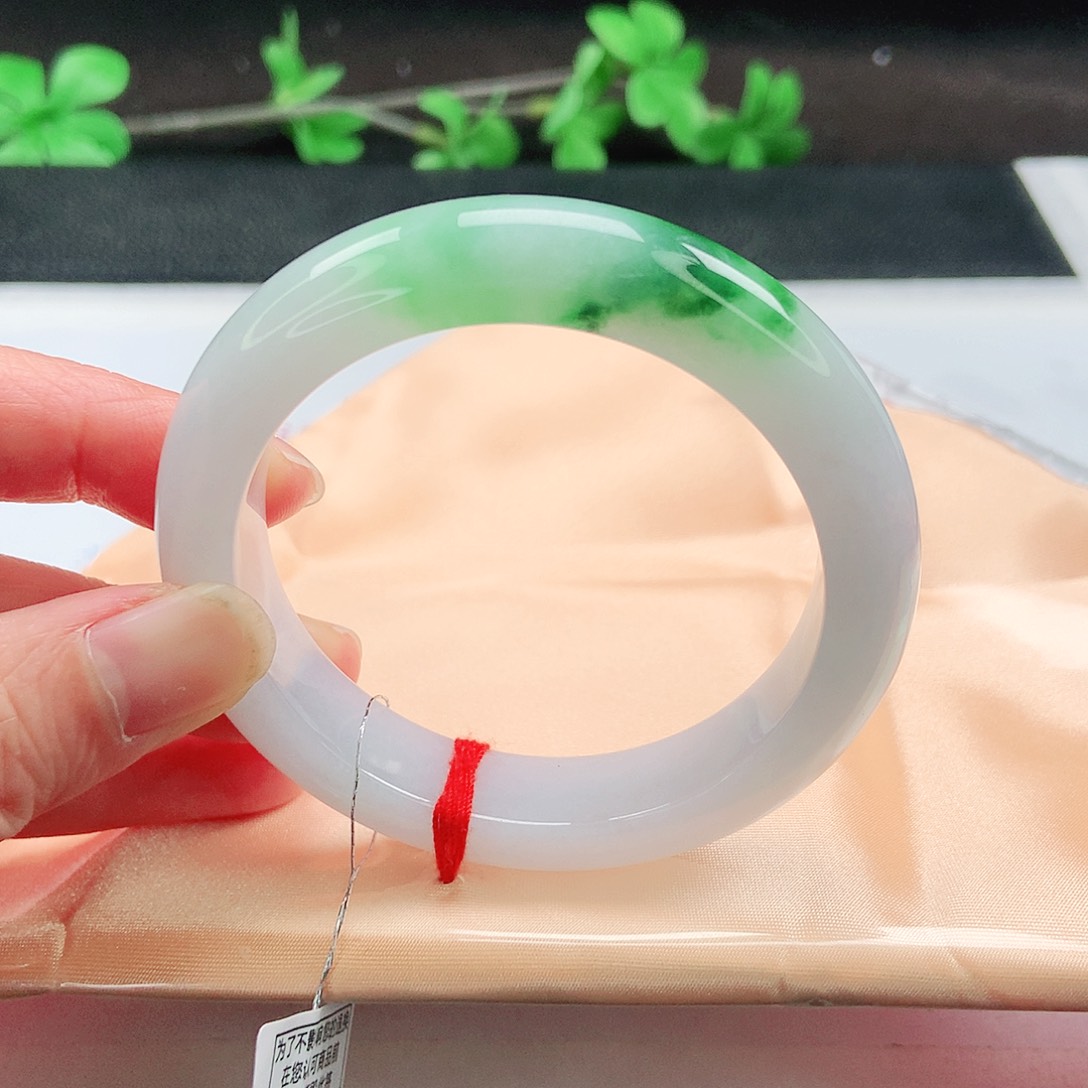 未镶嵌手镯翡翠53圈