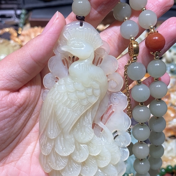 岫玉毛衣链未镶嵌