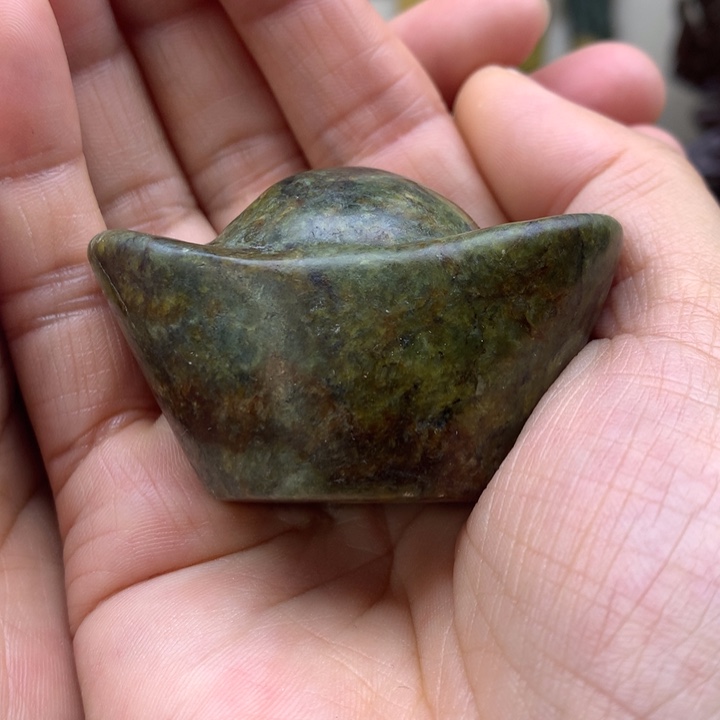 【闪购商品】岫岩河磨玉（透闪石质玉）手把未镶嵌