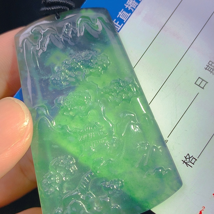 颈饰未镶嵌翡翠翡翠