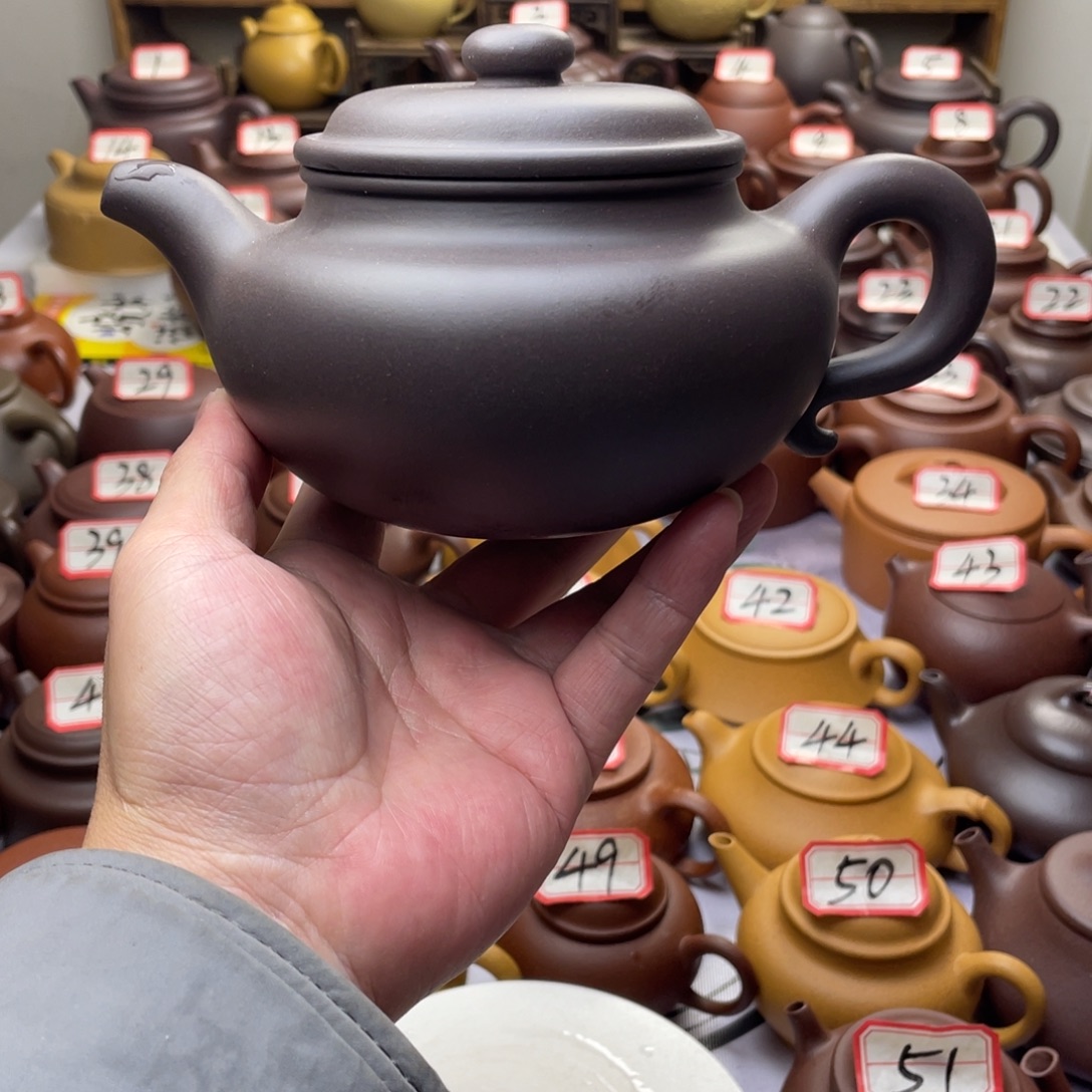 我***见茶壶紫砂宜兴紫砂半手工