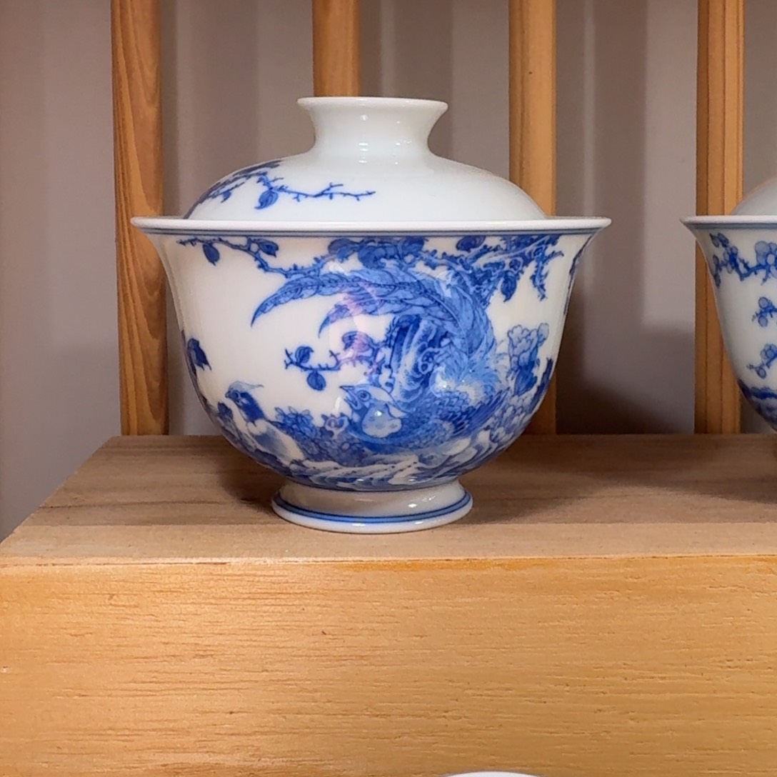 景德镇纯手工青花茶具