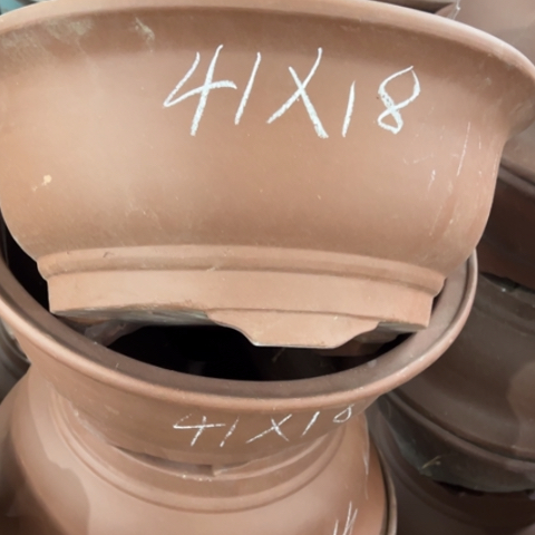 紫砂花盆紫砂处理4个
