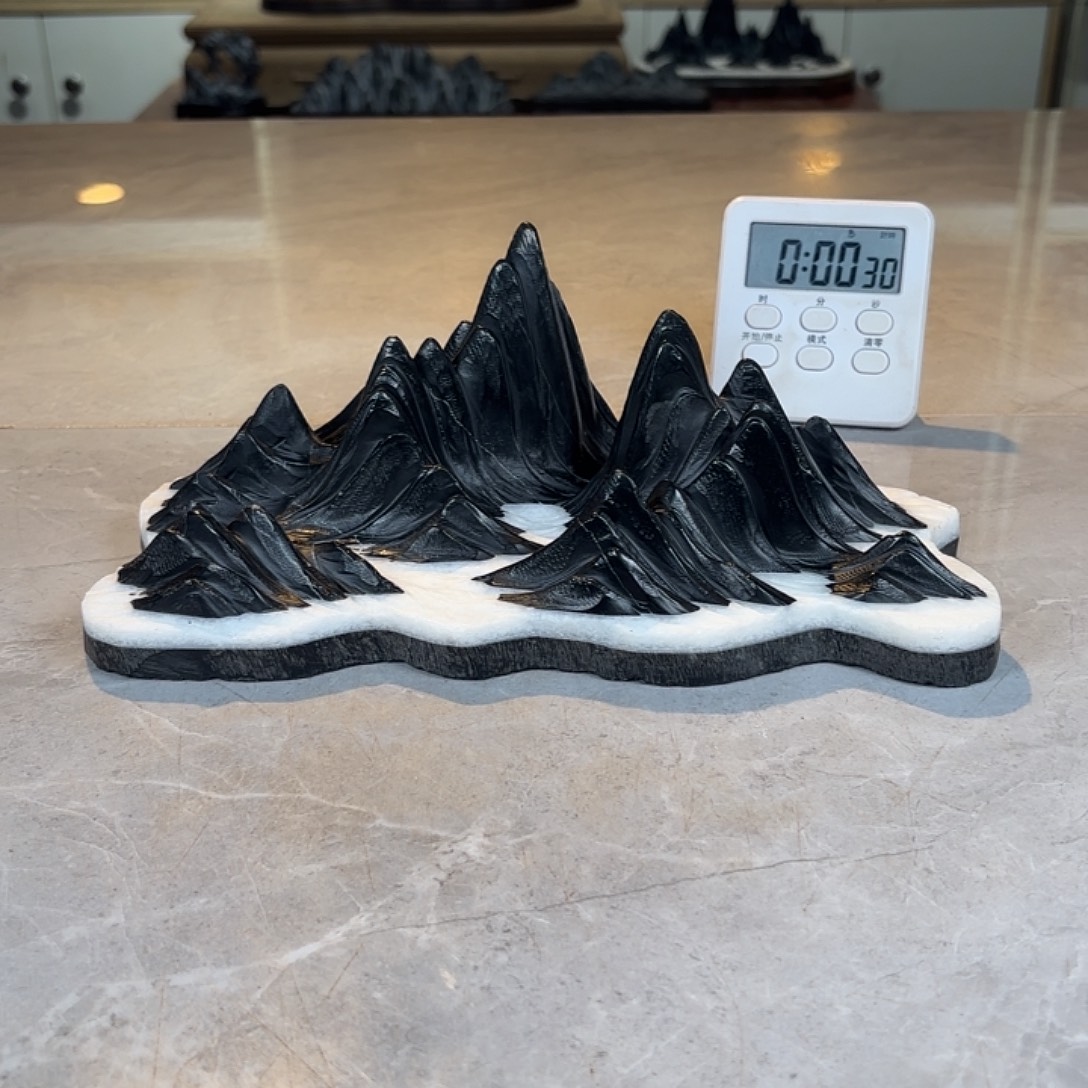 洋***洋灵璧石手工雕刻奇石摆件