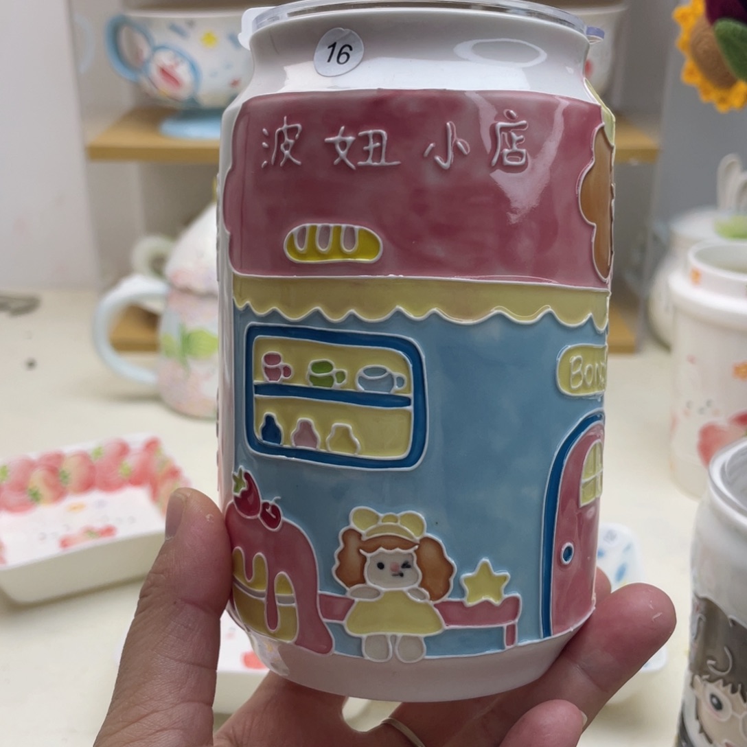 手绘手工制作陶瓷微瑕16