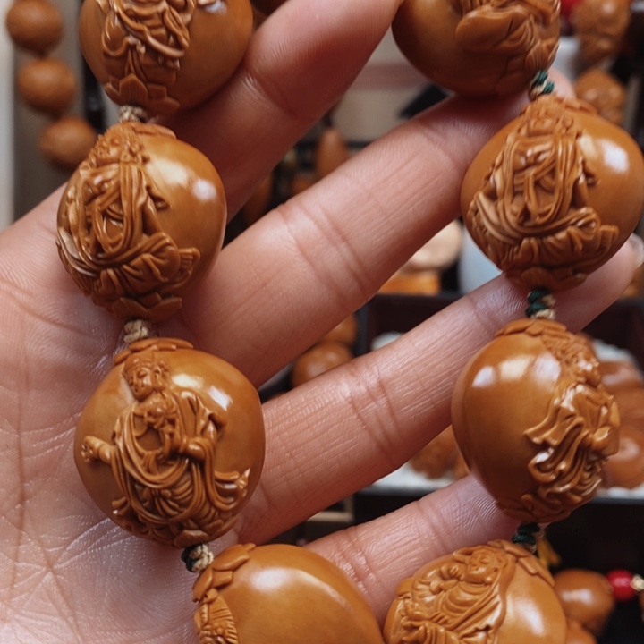 橄榄核手串/手链观音手2.4