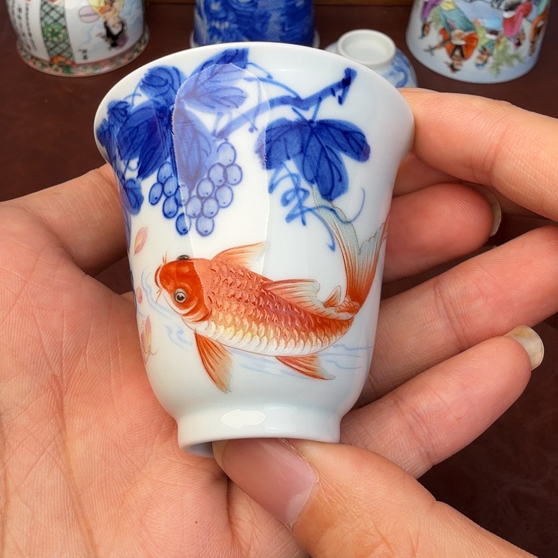 神***吧陶现代景德镇全手工全手绘陶瓷