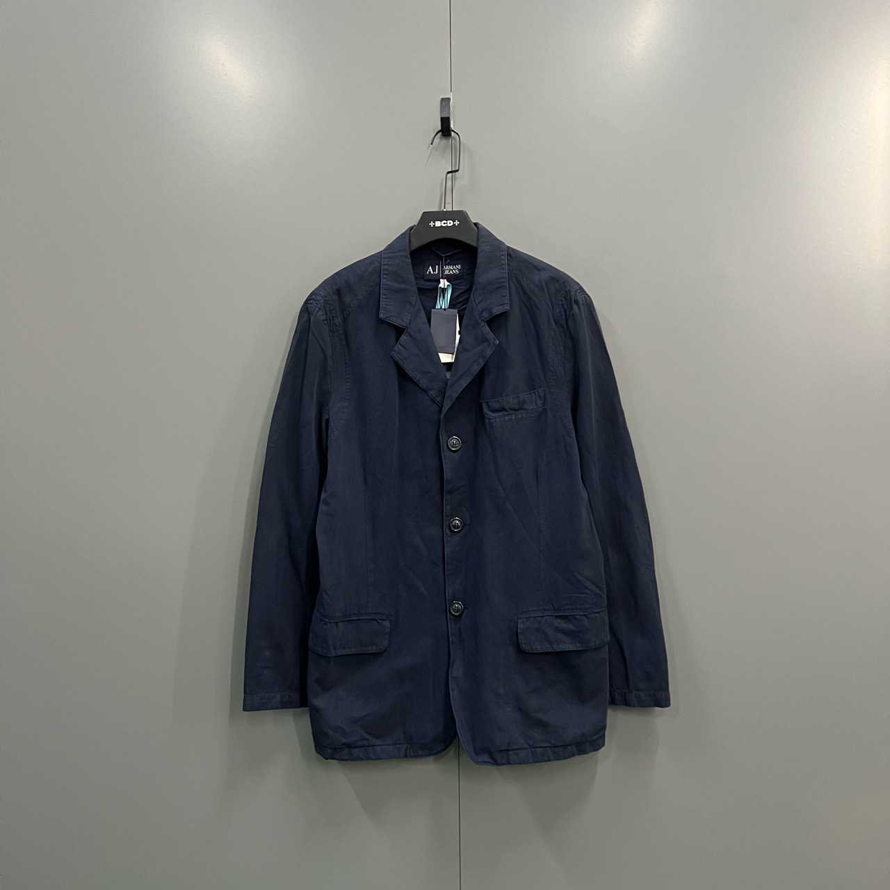 95新 GIORGIO ARMANI/阿玛尼 （jp）225深蓝色休闲西服 52码