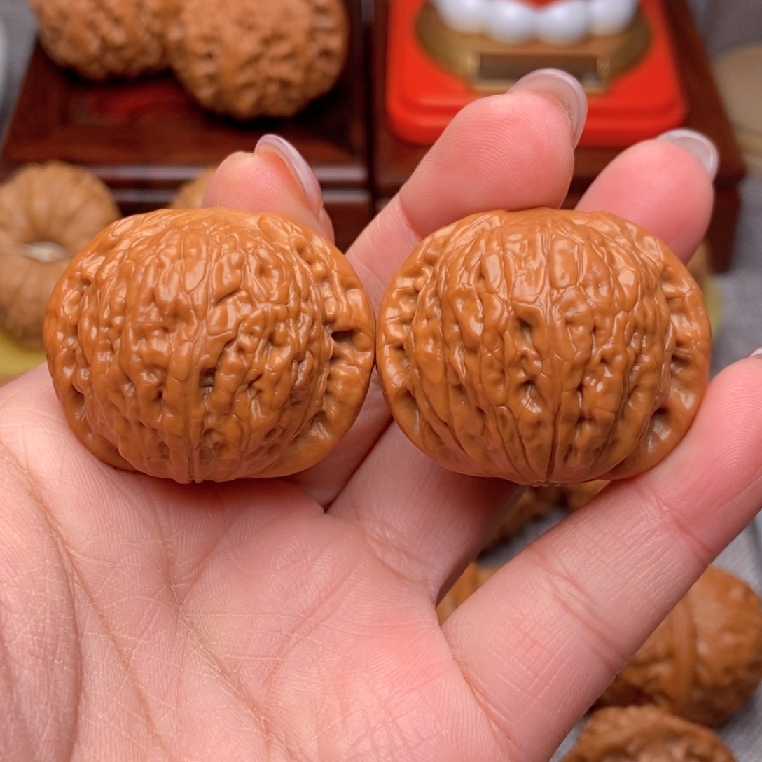 把件文玩核桃毕业正铁锤38全品