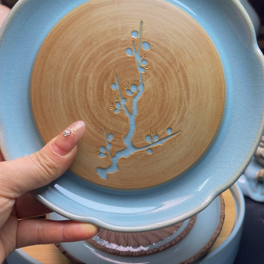 【闪购商品】壶瓷汝州正品茶器，杯，壶，盖碗，串，