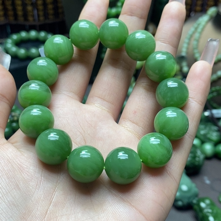 和田玉手串未镶嵌