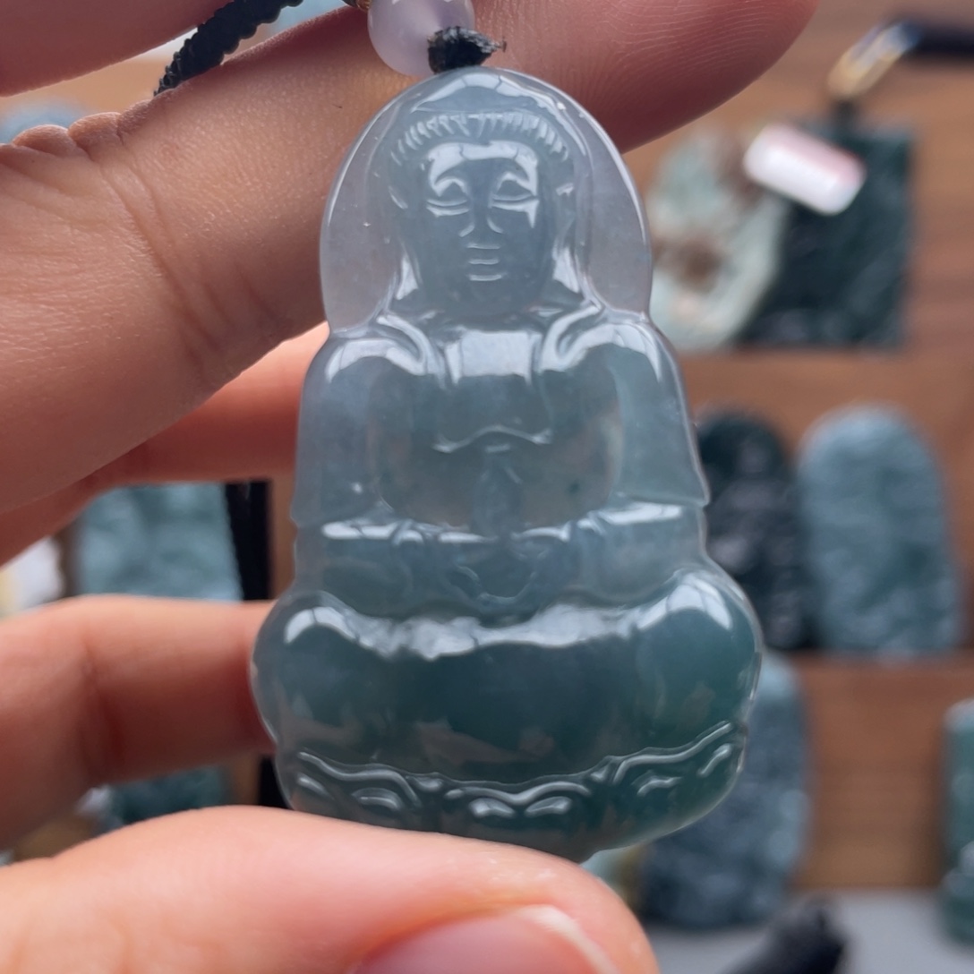 翡翠未镶嵌颈饰天然翡翠