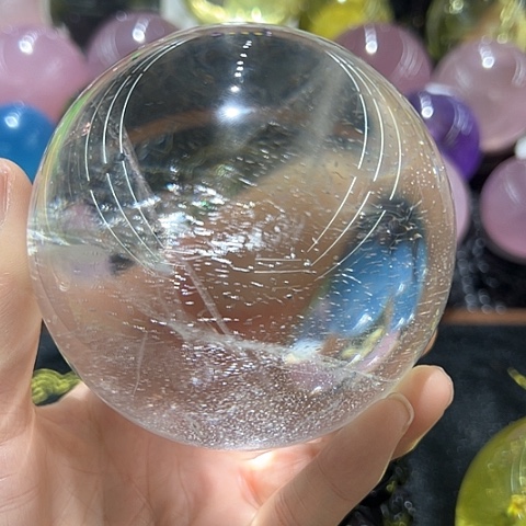 水晶水晶球摆件未镶嵌