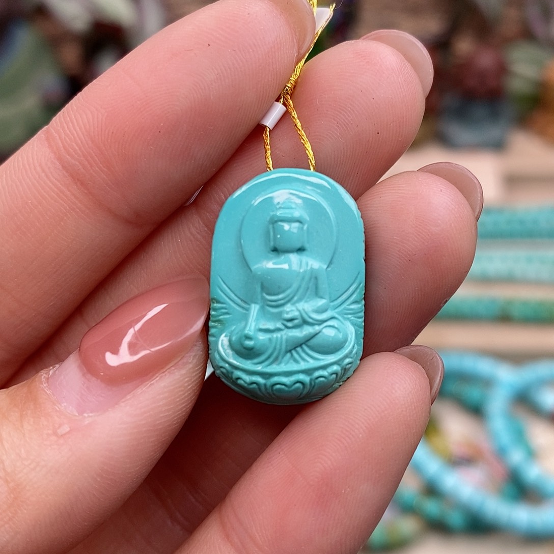 绿松石珠宝奇石未镶嵌