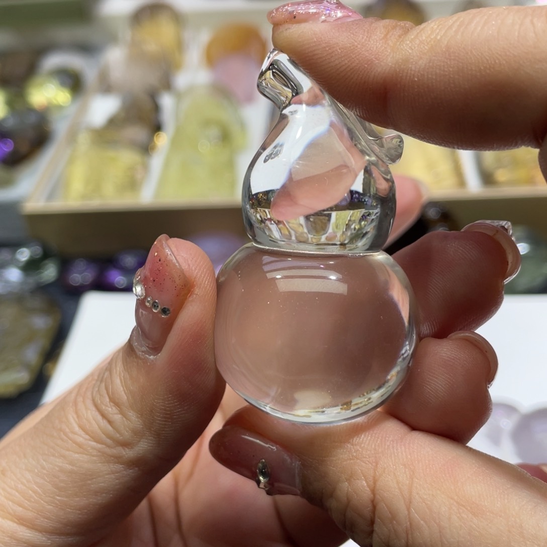 水晶颈饰未镶嵌奔**来定制