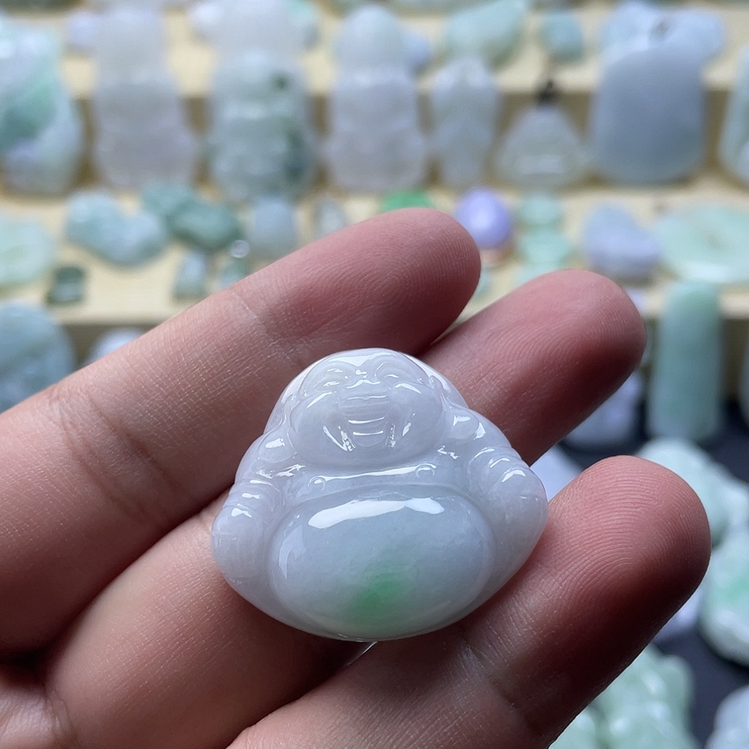 颈饰未镶嵌翡翠纯天然翡翠
