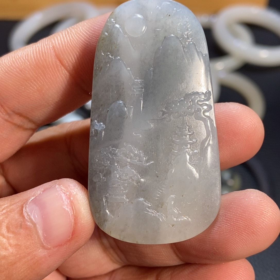 和田玉挂件未镶嵌