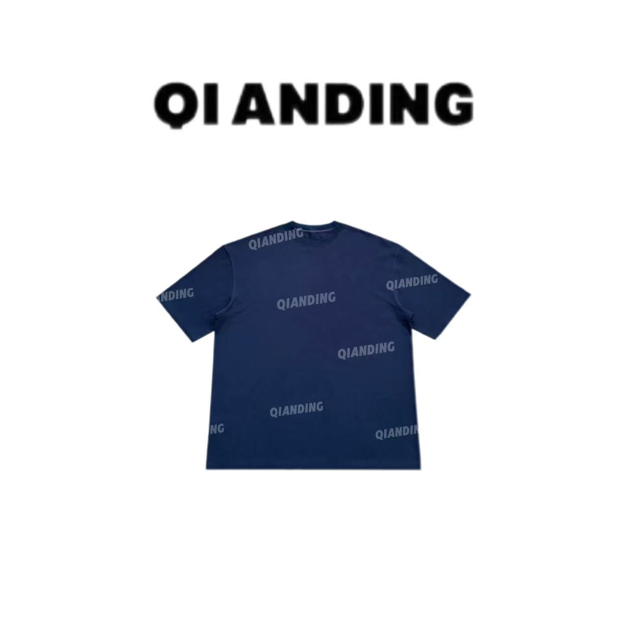 【QIANDING】极简净版“软T”百搭休闲圆领短袖T恤A2518