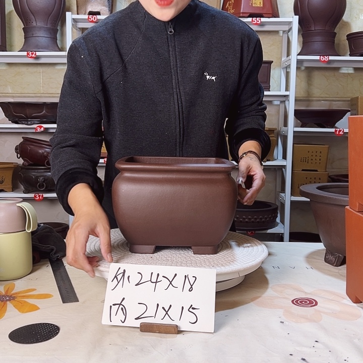 紫砂花盆紫砂花盆